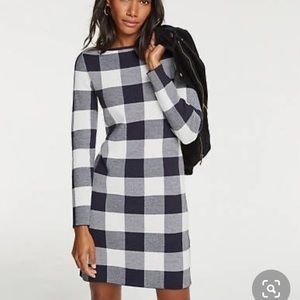 Ann Taylor Buffalo Plaid Dress